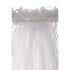 Rain Kids Girls White Pearl Flower Crown First Communion Flower Girl Veil - SophiasStyle.com
